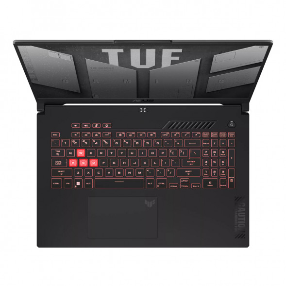 Ноутбук ASUS TUF Gaming A17 FA707NUG-HX156 (17.3&amp;quot;, IPS, 6 ядер, AMD Ryzen 7 7445HS 3.2 ГГц, 16 ГБ DDR5, SSD 512 ГБ, NVIDIA GeForce RTX 4050 - 6 ГБ, без ОС), черный в Стерлитамаке
