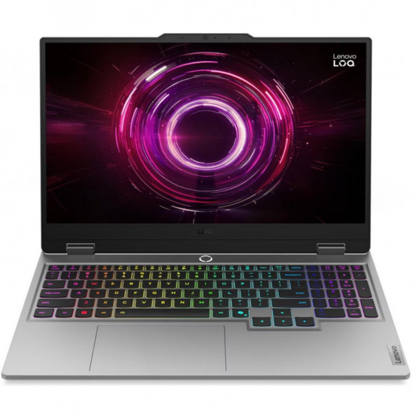 Ноутбук Lenovo LOQ 15AHP10 (83JG003DPB) (15.6&amp;quot;,  IPS, AMD Ryzen 5 220, 6 ядер, 16 ГБ DDR5, SSD 512 ГБ, NVIDIA GeForce RTX 5050 - 8 ГБ, без ОС), серый в Стерлитамаке
