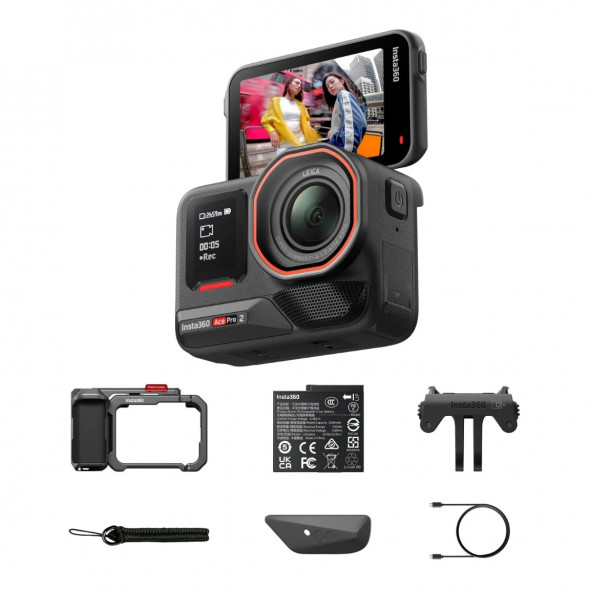Экшн-камера Insta360 Ace Pro 2 Single Battery Xplorer Bundle, Gray в Стерлитамаке