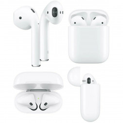 Беспроводные наушники Apple AirPods 2 (с зарядным футляром) MV7N2
