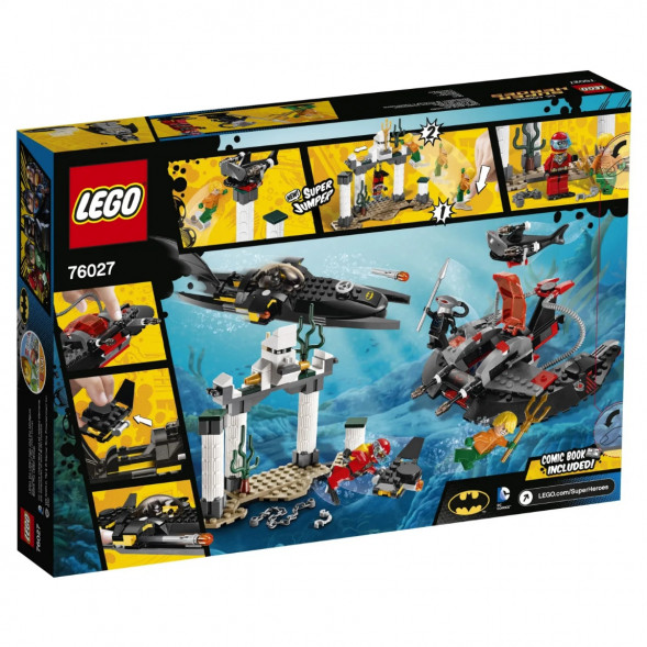 Конструктор LEGO Super Heroes 76027 Глубоководная атака Черного Манта в Стерлитамаке