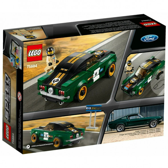 Конструктор LEGO Speed Champions 75884 1968 Ford Mustang Fastback в Стерлитамаке