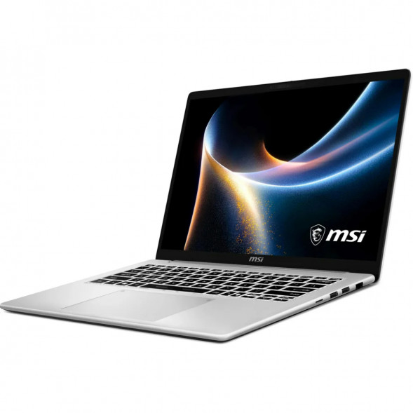 Ноутбук MSI Modern 14S AI+ G3MG-011XRU (14&amp;quot;, OLED, Intel Core Ultra 5 322 2.5ГГц, 6 ядер, 16ГБ DDR5, 512ГБ SSD, Intel Graphics, без ОС), серебристый в Стерлитамаке