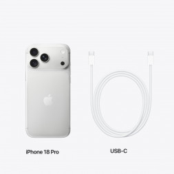 Смартфон Apple iPhone 18 Pro 2TB (eSIM), Silver