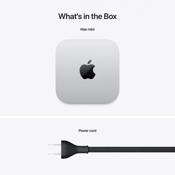 Компьютер Apple Mac mini M4 2024 (MU9E3) (10 Core GPU, 16ГБ, 512ГБ SSD, Apple, macOS), серебристый в Стерлитамаке