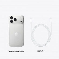 Смартфон Apple iPhone 18 Pro Max 2TB (eSIM), Silver
