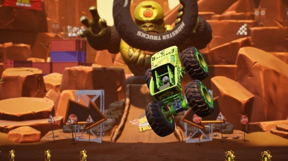 Игра Hot Wheels Monster Trucks: Stunt Mayhem [PS4, английская версия] в Стерлитамаке